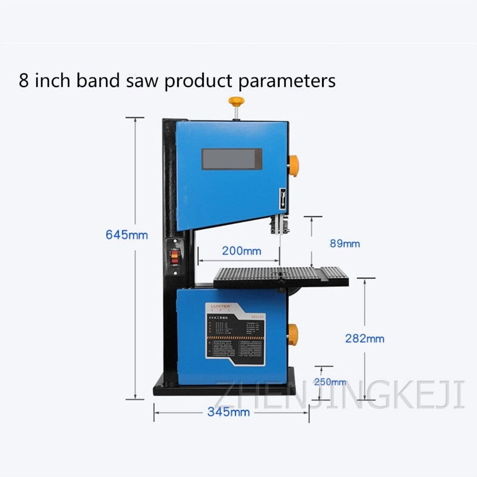 8 Inch 9 Inch Woodworking Band Sawing Machine Desktop Wire Saw Jigsaw Metal 85/89MM Cutting Rosary Tools 350/550W Table Saw ,Easy to Operate