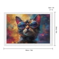 thumbnail image 2 of Diamond Art Kits for Adults, Cool Cat With SunglassesDiamond Painting Kits for Beginners, Frameless Round 5D Full Drill Diamonds Art Pictures Gem Art Crafts Home Decor Gifts, 2 of 8