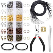 BYSURE Jewelry Making Kit Jewelry Findings Starter Kit Jewelry Beading Making and Repair Tools Kit