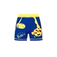 thumbnail image 5 of HAOTAGS Boys Swimsuit Sets,Quick Dry Brethable Giraffe Print Swim Trunks With Cap Set Blue 7-8, 5 of 6
