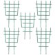 thumbnail image 1 of 5 piezas de enrejado de plástico para jardín, soporte para plantas trepadoras, soporte de jaula, malla extensible para flores y jardinería (verde), 1 of 7