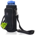 thumbnail image 1 of Made Easy Kit Water Bottle Carrier with Pocket for Dog Poop Waste Bags and Adjustable Padded Shoulder Strap, 1 of 1