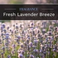thumbnail image 3 of Candle-lite Scented Candles, Fresh Lavender Breeze Fragrance, One 18 oz. Single-Wick Aromatherapy Candle with 110 Hours of Burn Time, Light Purple Color, 3 of 9