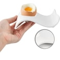thumbnail image 3 of Jinsinto 4 pcs egg cups porcelain egg stand eggshell, 13.5x8x3.5cm (white), 3 of 5