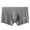 Gray, variant on Men’s Boxer Briefs Underwear for Men Solid Color Ice Silk Seamless One Piece Boxer Briefs