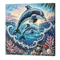thumbnail image 3 of Ocean Theme Pearl Art DIY Kit, Therapeutic Hands-On Activity for Creating Unique Shell-Inspired Room Accents with Beautiful Pearl Finishes (Dolphin), 3 of 8