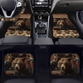 thumbnail image 4 of HUIACONG Aztec Bear Car Seat Covers Car Floor Mats Steering Wheel Cover Full Set Easy to Install 9 Pieces Car Floor Mats All Weather with Anti-Slip Pad Removable Automotive Accessories, 4 of 8