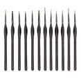 thumbnail image 4 of Detail Paint Brushes, Easy Cleaning Nylon Wool Different Sizes Moderate Elasticity Paintbrush Set  for Students for Drawing for Detailing for Artists, 4 of 8