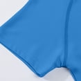 thumbnail image 6 of ZACPNCV Girls Athletic Shirts Short Sleeve Quick Dry Yoga T-Shirt Crewneck Solid Color Active Athletic Performance Tee Tops Sports Activewear Blue 7-8 Years, 6 of 9