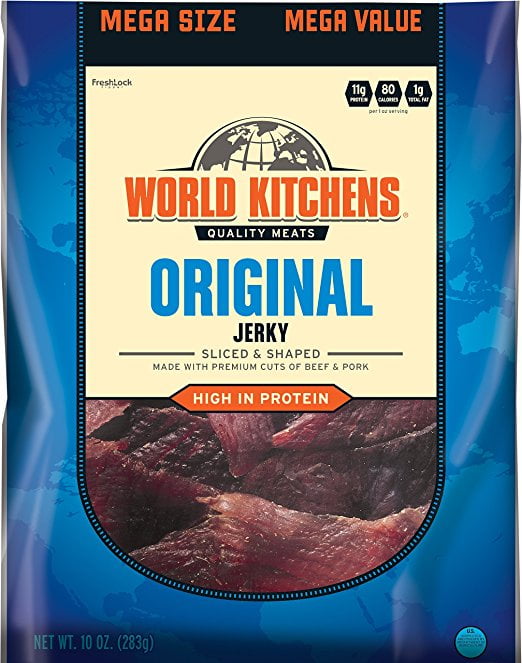 World Kitchens Jerky, Original, 10 Ounce (Pack of 3)