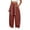 Red, variant on HomeDM Women's Pants Wide Leg Sweatpants with Pockets Gray Loose Drawstring Lounge Trousers for Athletic Work Size L
