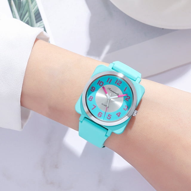 Reloj de pulsera informal para mujer, correa de malla de cuarzo, relojes de pulsera analógicos a la moda Wmkox8yii gfajkfgbkjabf1866