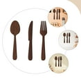 thumbnail image 4 of Troglfold farmhouse decor Rustic Wooden Fork Spoon Wall Decor - Farmhouse Kitchen Plaque (Brown, Small),10.63"X2.6"X0.2", 4 of 10