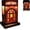 A, variant on Retro Vintage Tall Phonebooth Lamp, Vintage Telephone Booth LED Night Light, Mini Classic Street Phone Booth Lamps Desk Light Home Decor Gift for Bedroom, Office