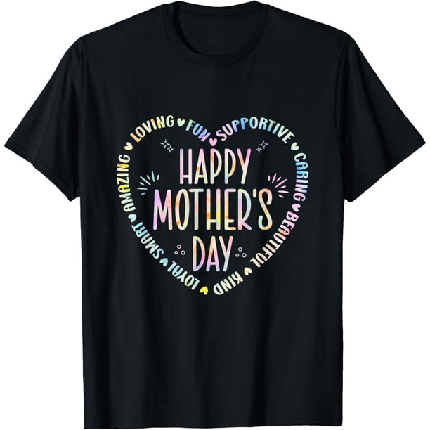 Camiseta divertida para el día de la madre, con teñido anudado, para mamá y abuela