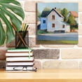 thumbnail image 6 of Epic Graffiti 'European Farmhouses II' by Ethan Harper, Giclee Canvas Wall Art, 12"x12", 6 of 8