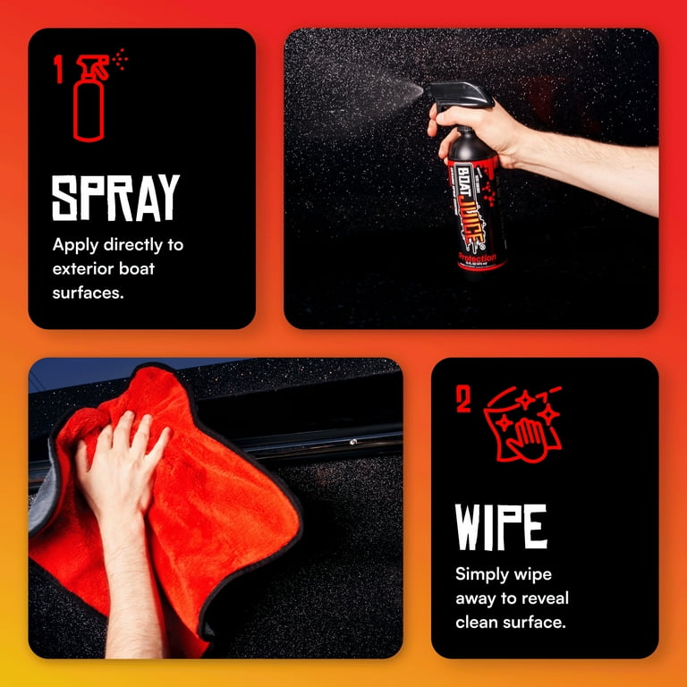 Boat Juice Ceramic Coating Spray 16oz Marine Protectant with Very