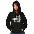 thumbnail image 4 of Eat Sleep Hunt Sport Hunting Season Unisex Plus Fleece Graphic Hoodie Brisco Brands 3X, 4 of 5