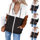 thumbnail image 5 of Sudaderas con capucha de manga larga con cremallera cómoda para mujer Chaquetas Sudadera con capucha con cordón informal Abrigo Pompotops gfhjh12477, 5 of 5
