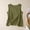 Green, variant on Plus Size Tank Tops for Women V Neck Cotton Linen Loose Sleeveless Casual Tops Summer Tops