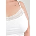 thumbnail image 4 of Blusa básica de tirantes Roman Fashion /Tallas Extras, 001 (Blanco) blanco 40, 4 of 6