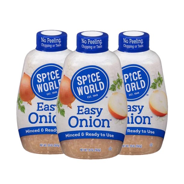 3 Pack Spice World Easy Onion Squeeze (20 oz.)