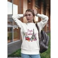 thumbnail image 2 of Paris, Je T'aime Sweatshirt Women -Image by Shutterstock, Female x-Large, 2 of 4