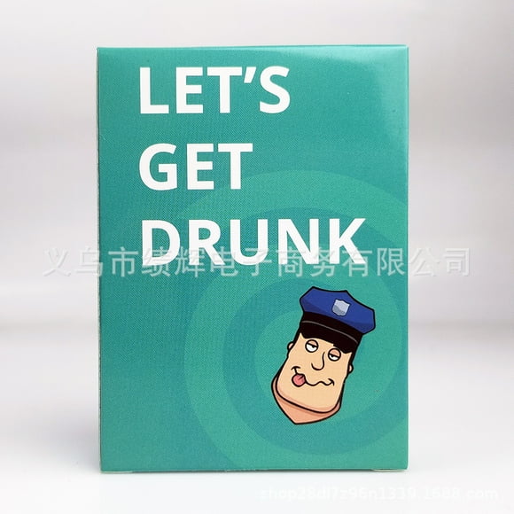Let's get drunk English board game