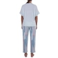 thumbnail image 3 of N Natori Studio Women's Short Sleeve Top and Capri Pant Sleep Set, 3 of 4