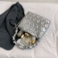 thumbnail image 2 of Bolso de mano informal para mujer, bolso bandolera de invierno de gran capacidad con patrón de corazón suave, 2 of 8