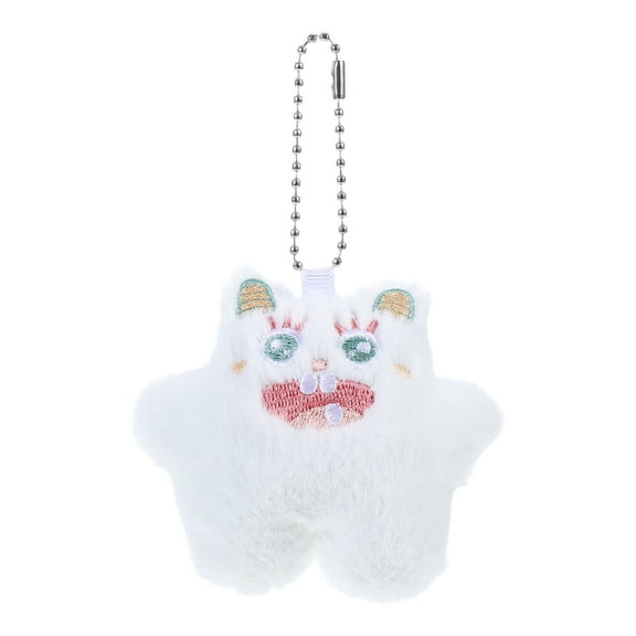 Masteelf Cute Plush Keyring For Backpack Soft Keychain Accessories For Purse Bag Or Car Keys Plush Pendant Key Chain Fashionable Keychain