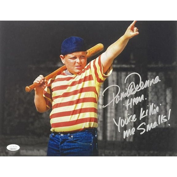 Patrick Renna Signed 11x14 The Sandlot Photo You're Killin Me Smalls Insc JSA