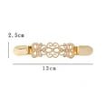 thumbnail image 4 of Sweater Clip, Cardigan Clip Alloy Diamond Fleece Jacket Link Buckle Collar Clip, Duck Bill Rhinestone Buckle Clip Cardigan Sleeve, Shirt Rafters Scarf, 4 of 5