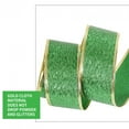 thumbnail image 5 of Bouanq St. Patrick's Day Ribbon Irish Shamrock Fabric Ribbon Shamrock Craft Ribbon Green Wired Ribbon for DIY Hair Bows Wreath Sport Lanyards Wrapping Party Decoration Sewing for National Day, 5 of 7