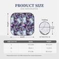 thumbnail image 3 of Windshield Sun Shade, Purple Marble Texture Foldable Car Sun Shade Windshield For Front, 2 Pieces, 3 of 4