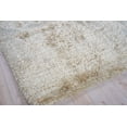 thumbnail image 2 of Exquisite Rugs Sumo Shag Beige Polyester/Microfiber handloomed Area Rug, 2 of 5