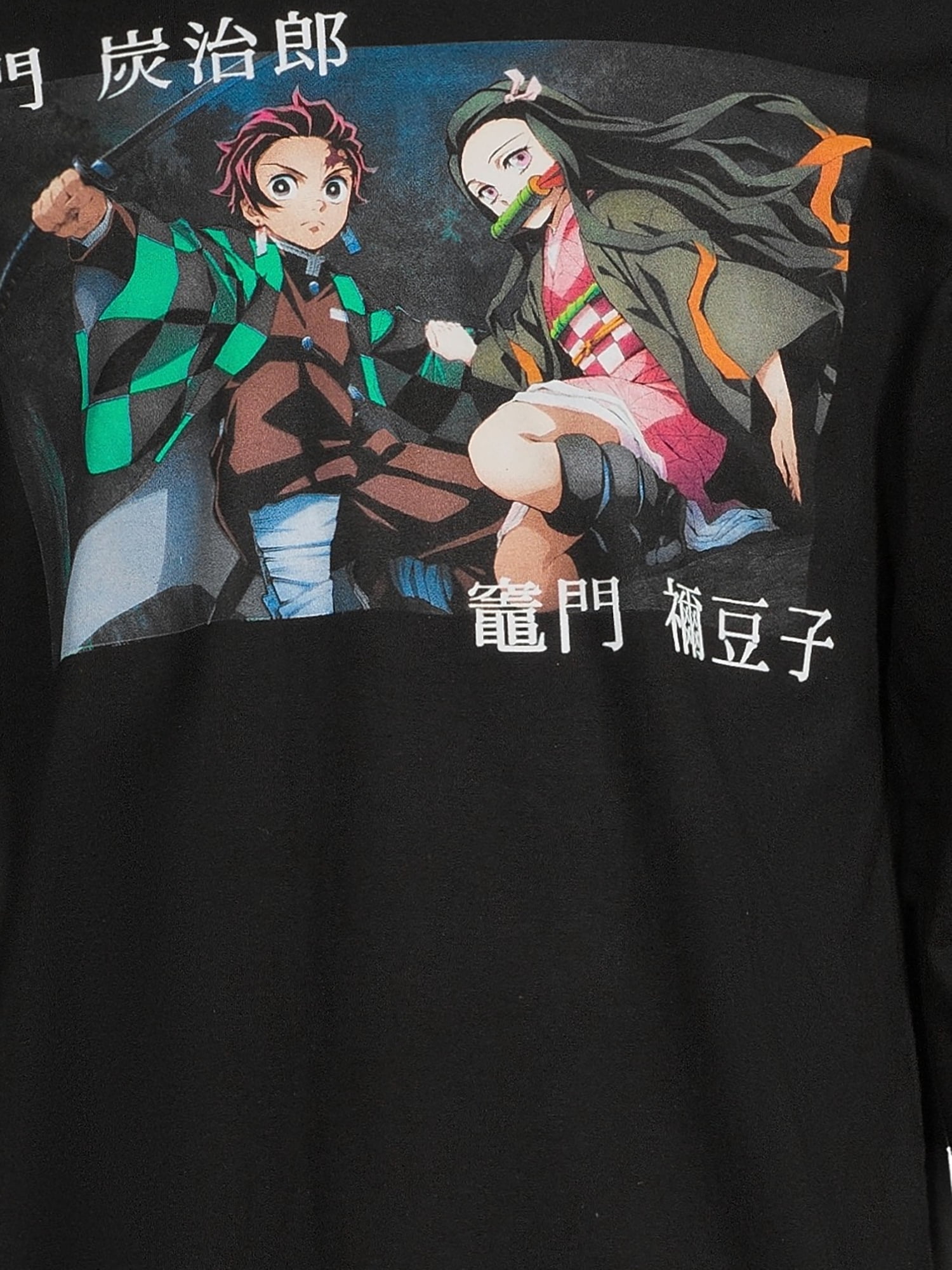 Demon Slayer Men's & Big Men's Long Sleeve Graphic Tee, Sizes up to 3XL