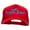 Red, variant on Sky Divers Embroidered 5 Panel High Profile Poly Cotton Twill Mesh Trucker Cap - Red OSFM