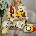 thumbnail image 6 of Sikiie Vehicles Women's Long-Sleeve Shirt and Full-Length Bottom Pajama Set (s-xxl)-X-Large, 6 of 7