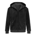 thumbnail image 4 of Puntoco Chaqueta Informal De Moda De Manga Larga Con Capucha Y Bolsillo Para Hombre Chaquetas De Abrigo Informales Con Capucha De Manga Larga, 4 of 6