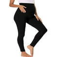 thumbnail image 3 of KEINXS Women‘s Maternity Workout Leggings Over The Belly Pregnancy Yoga Pants High Waist Active Tights, 3 of 5