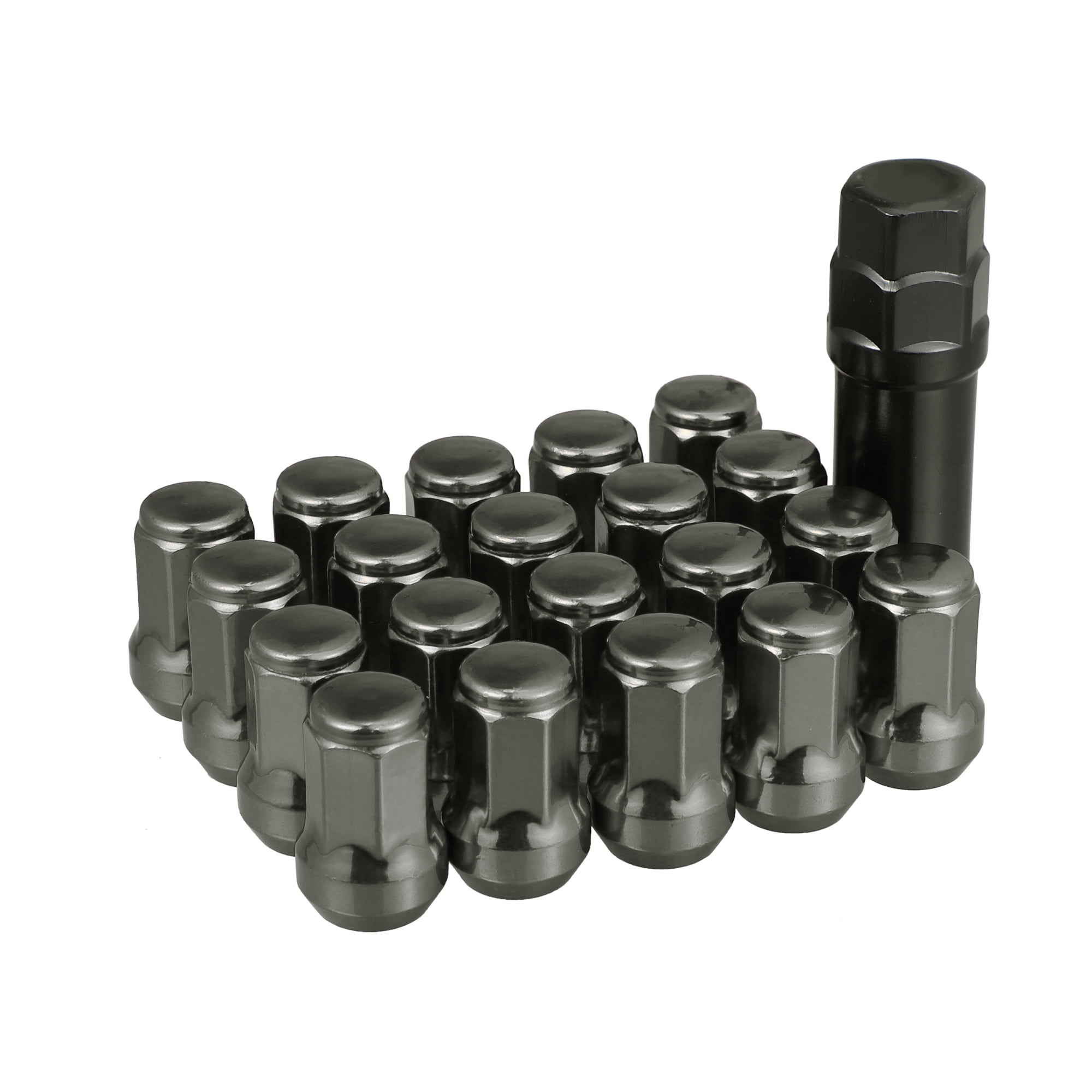 Unique Bargains 1 Set M12 x 1.5 Car Lug Nuts Cone Seat Closed End