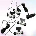 thumbnail image 4 of LNGOOR Car Interior Atmosphere Light 12 LEDs 12V Auto Decoration Lamp Floor Lights for Car Vehicles Blue, 4 of 8