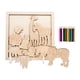 thumbnail image 3 of Rompecabezas Montessori de madera con animales de dibujos animados, ideal para armar. Regalos creativos de madera. Estilo B, 3 of 8