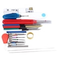 thumbnail image 4 of Kit de 20 piezas de agujas de perforación, enhebradores de agujas, herramientas de bordado para punto de cruz, kits de bordado con agujas de perforación para principiantes, 4 of 14