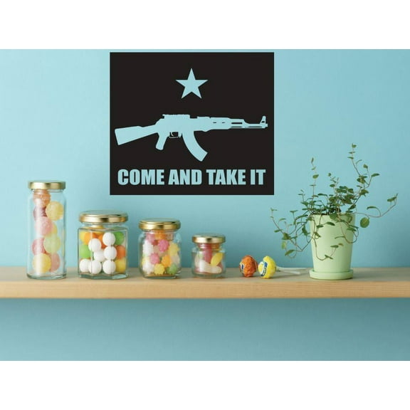 Custom Wall Decal Sticker : Quote With Stylish Decor Vinyl Mural 16X16"