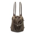 thumbnail image 3 of Mochila ligera de lujo y de alta calidad de piel de vaca de primera capa, bolso de mujer de cuero genuino de diseñador famoso de moda europea y americana, 3 of 5