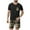 Black#02, variant on Pajama Sets for Men Set Crew Neck Short Sleeve Lightweight Shirts Short Pants Sets Men Stripe Casual Home Sleepwear Summer Leisure Loungewear 2pcs Sets