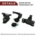 thumbnail image 4 of Engine Motor Trans Mount Set for Mitsubishi Lancer Ralliart 2.4L 04-06No.MN100014 | 1 Set, 4 of 6