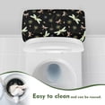 thumbnail image 4 of ZIATUBLE Dragonfly Toilet Tank Covers Soft Toilet Top Cover Tank Lid with Elastic Bottom Toilet Tank Cover Protector Toilet Tank Lid Covers for Bathroom Fits for Most Toilet Tank, 4 of 5